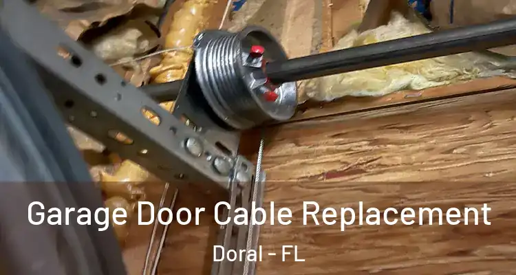  Garage Door Cable Replacement Doral - FL
