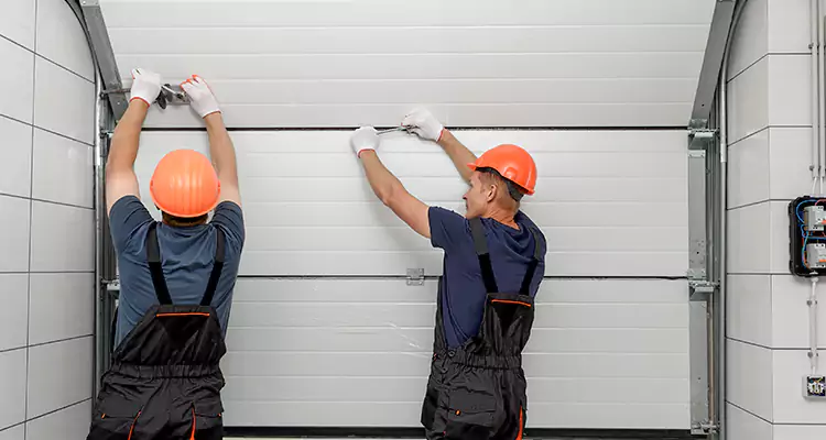 Garage Door Bottom Panel Repair in Doral, FL