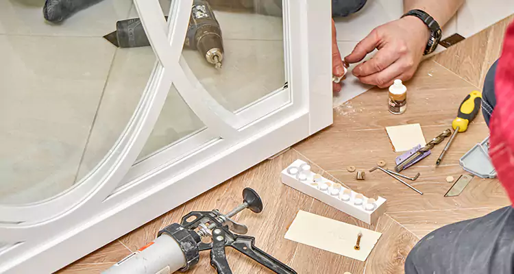Interior Patio Door Casing Repair in Doral, FL