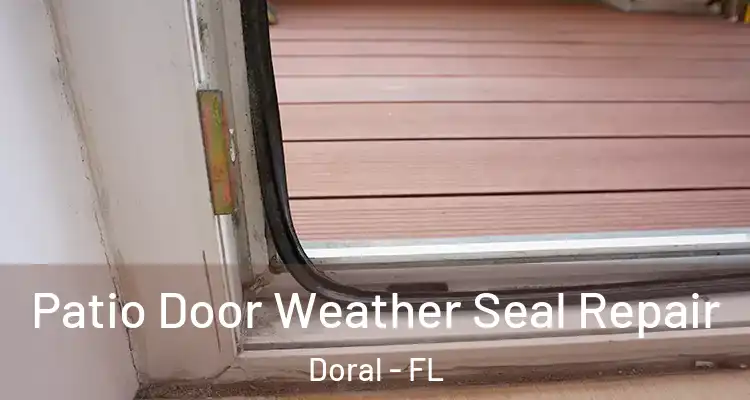  Patio Door Weather Seal Repair Doral - FL